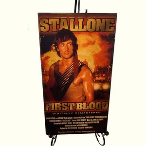 Rambo: First Blood VHS: 1982 Movie: Action War Movie: Stallone